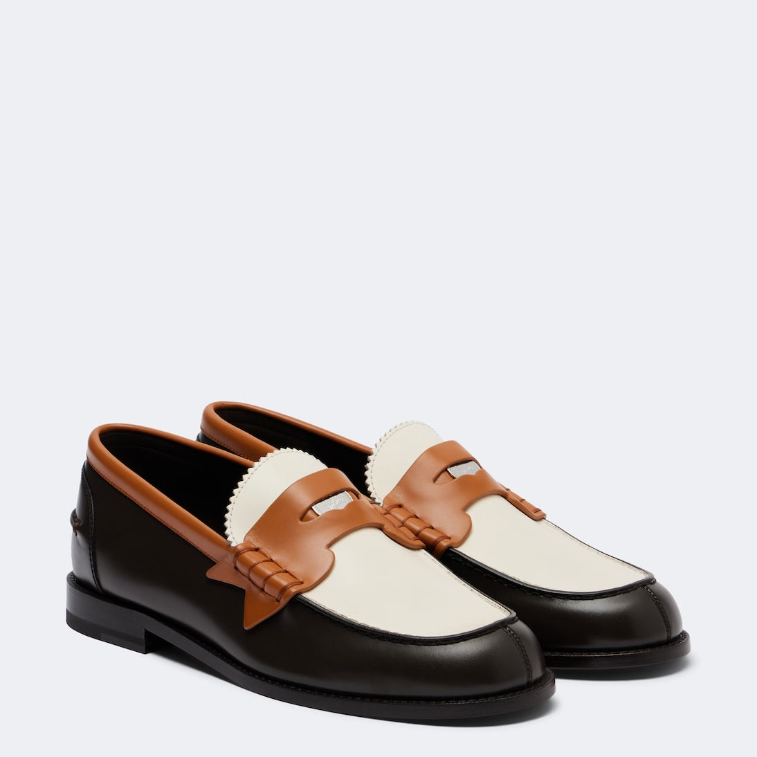 Christian Louboutin - Plato leather penny loafers