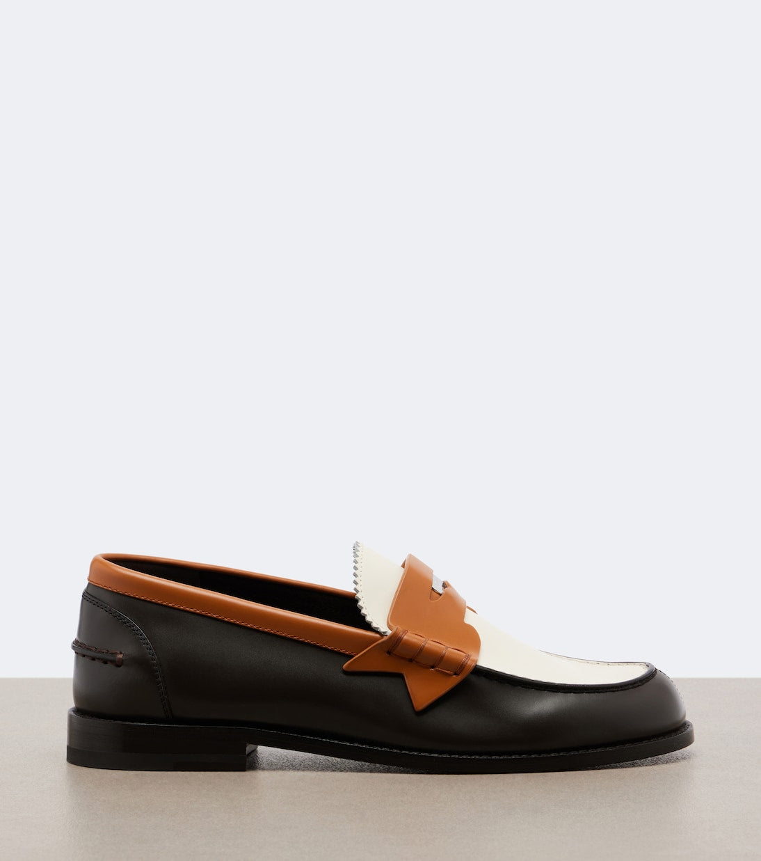 Christian Louboutin - Plato leather penny loafers