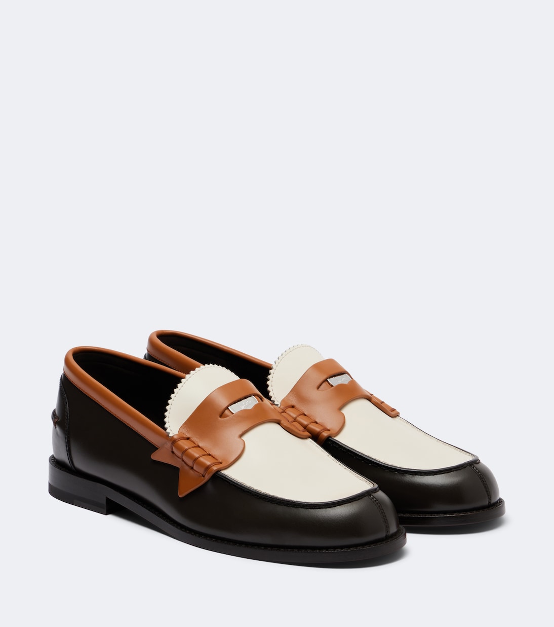 Christian Louboutin - Plato leather penny loafers