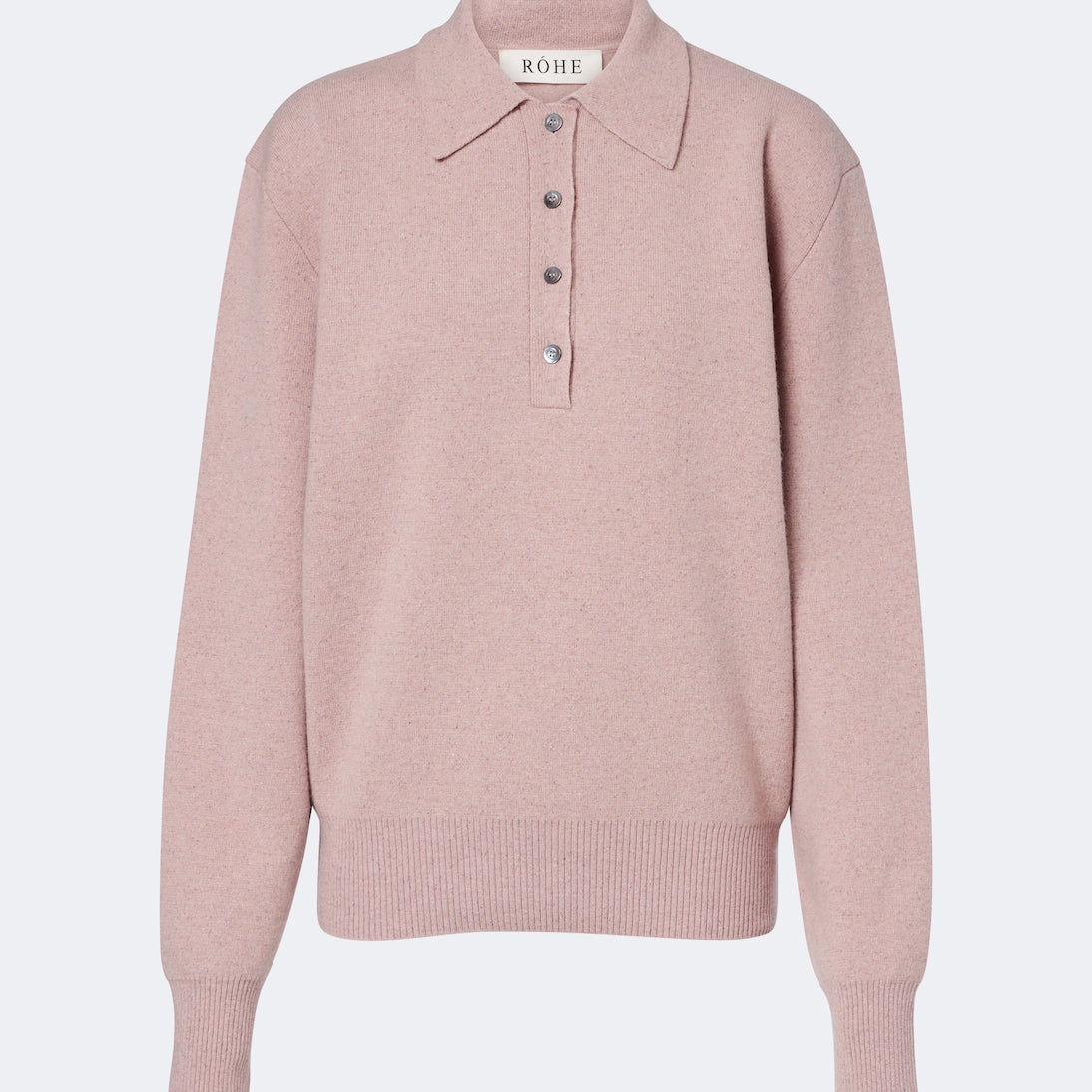 Róhe - Knitted wool-blend polo sweater