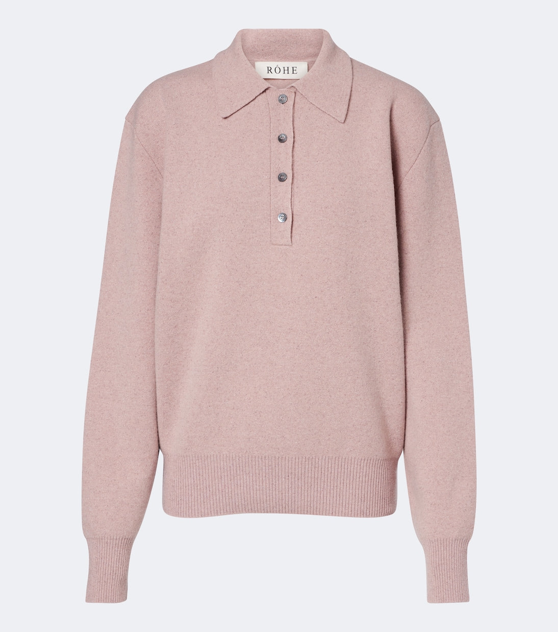 Róhe - Knitted wool-blend polo sweater