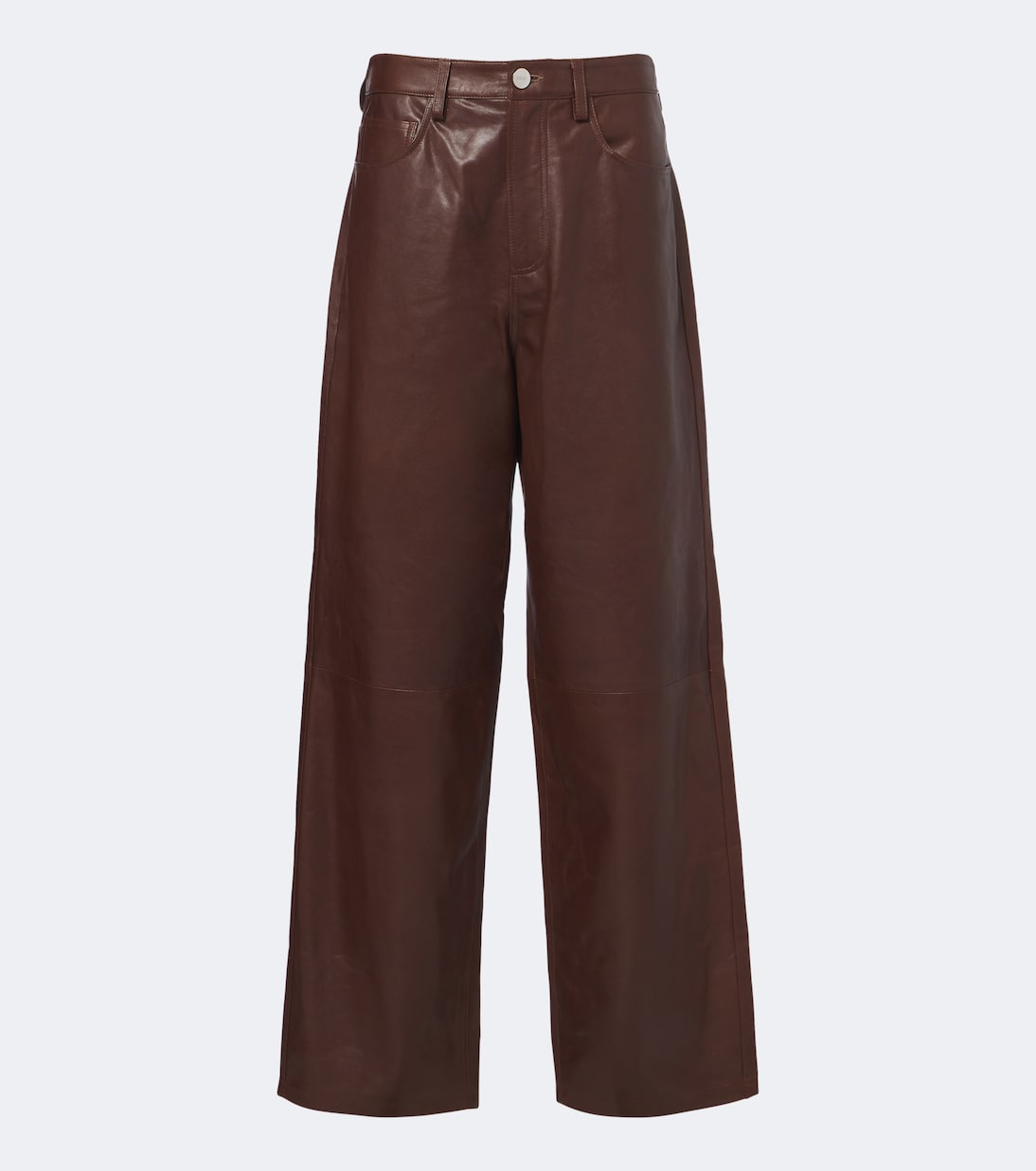 Róhe - Leather wide-leg pants