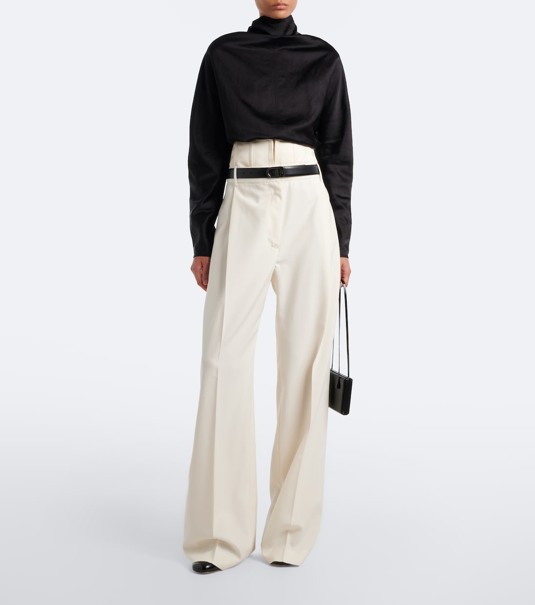 Róhe - High-rise wide-leg virgin wool pants