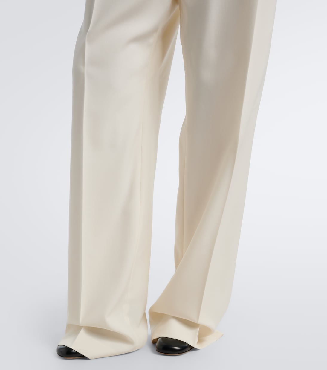 Róhe - High-rise wide-leg virgin wool pants