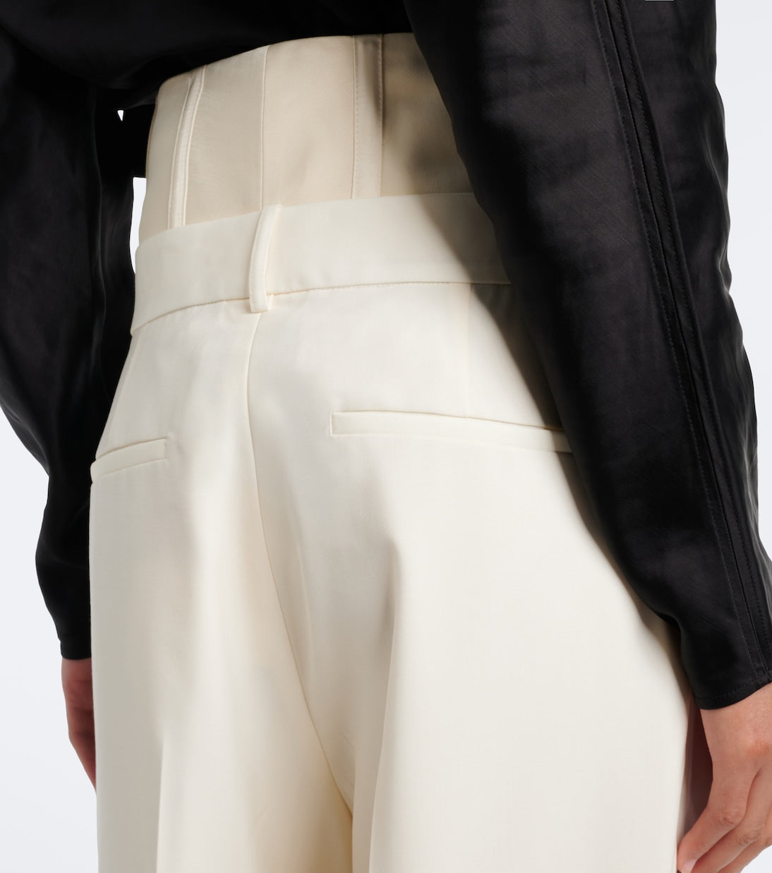 Róhe - High-rise wide-leg virgin wool pants