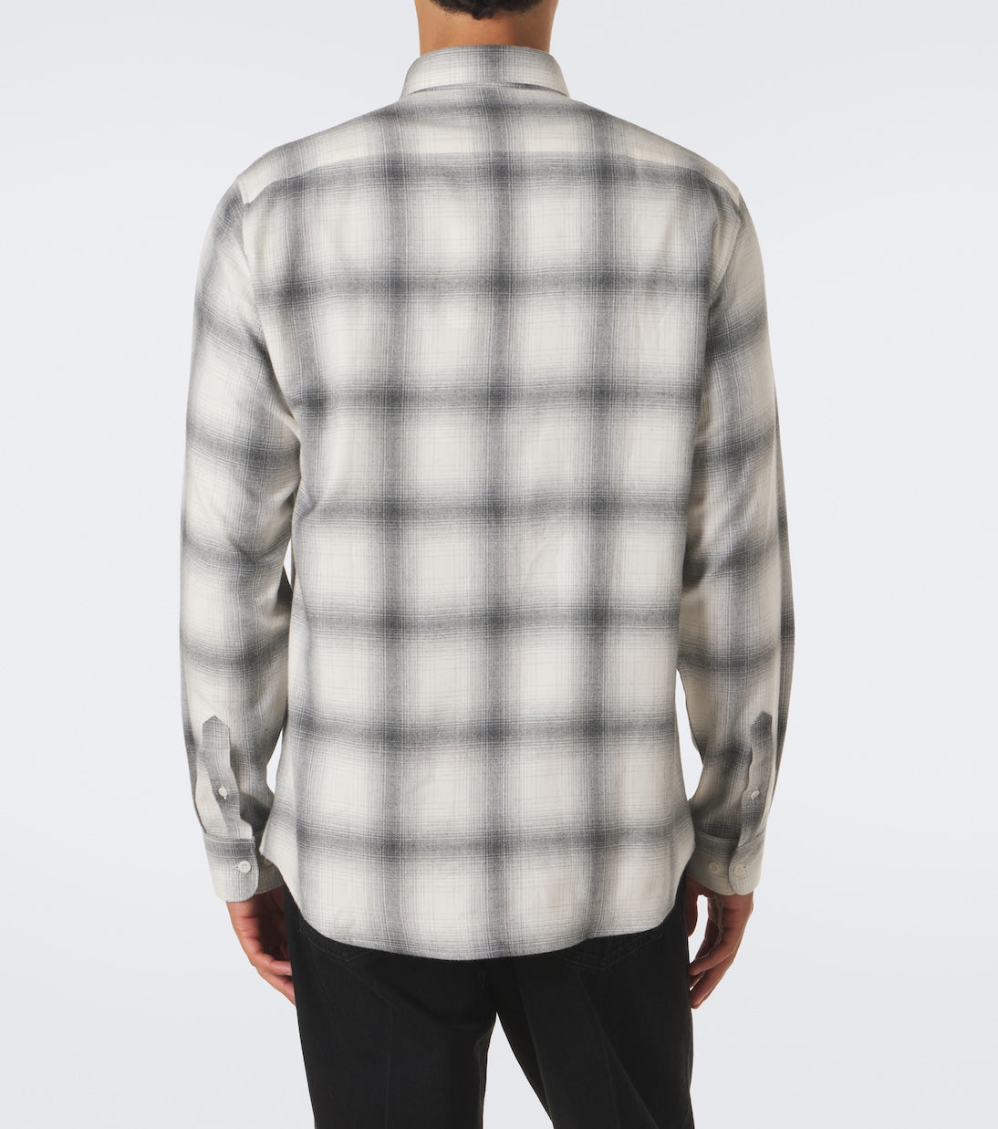Sunspel - Checked cotton flannel shirt
