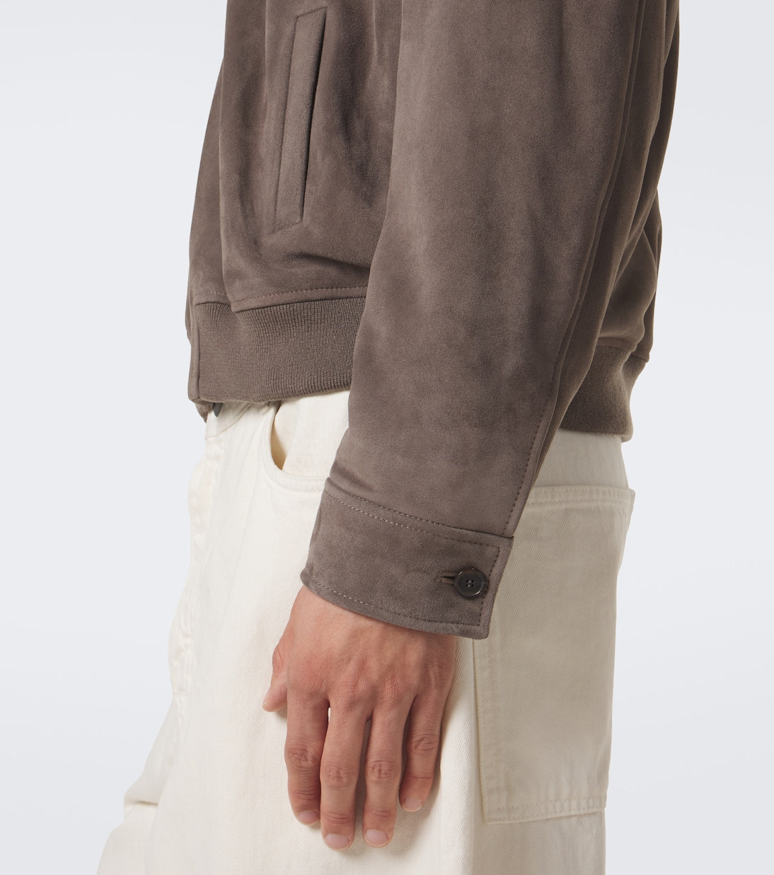 Frame - Suede blouson jacket