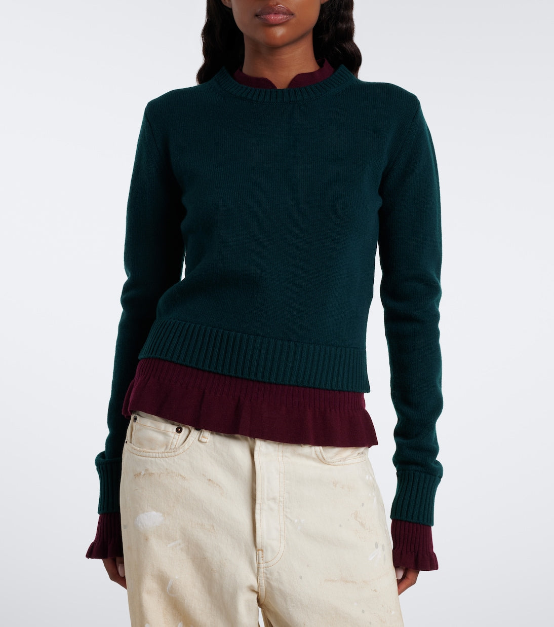 Acne Studios - Layered wool sweater