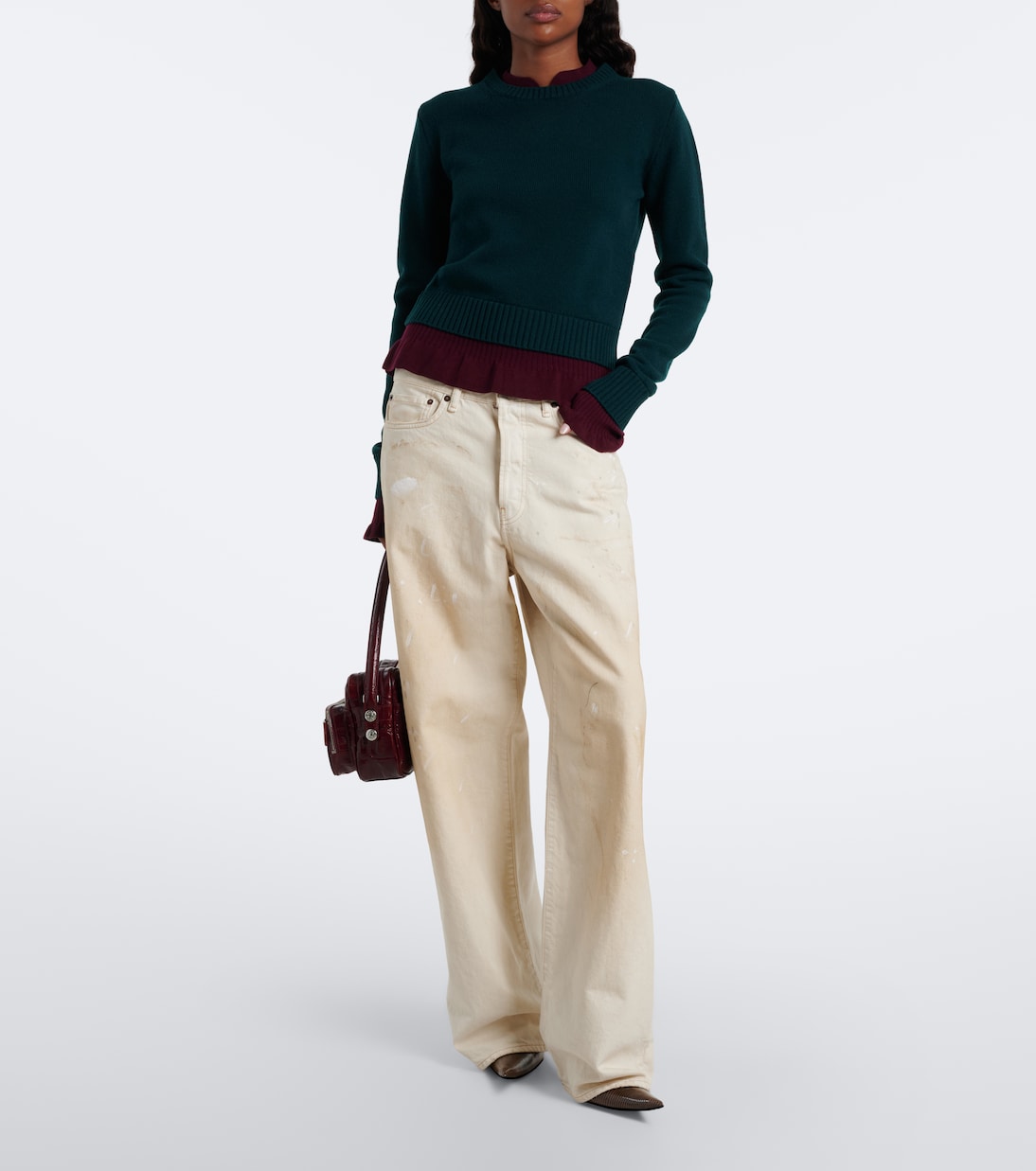 Acne Studios - Layered wool sweater