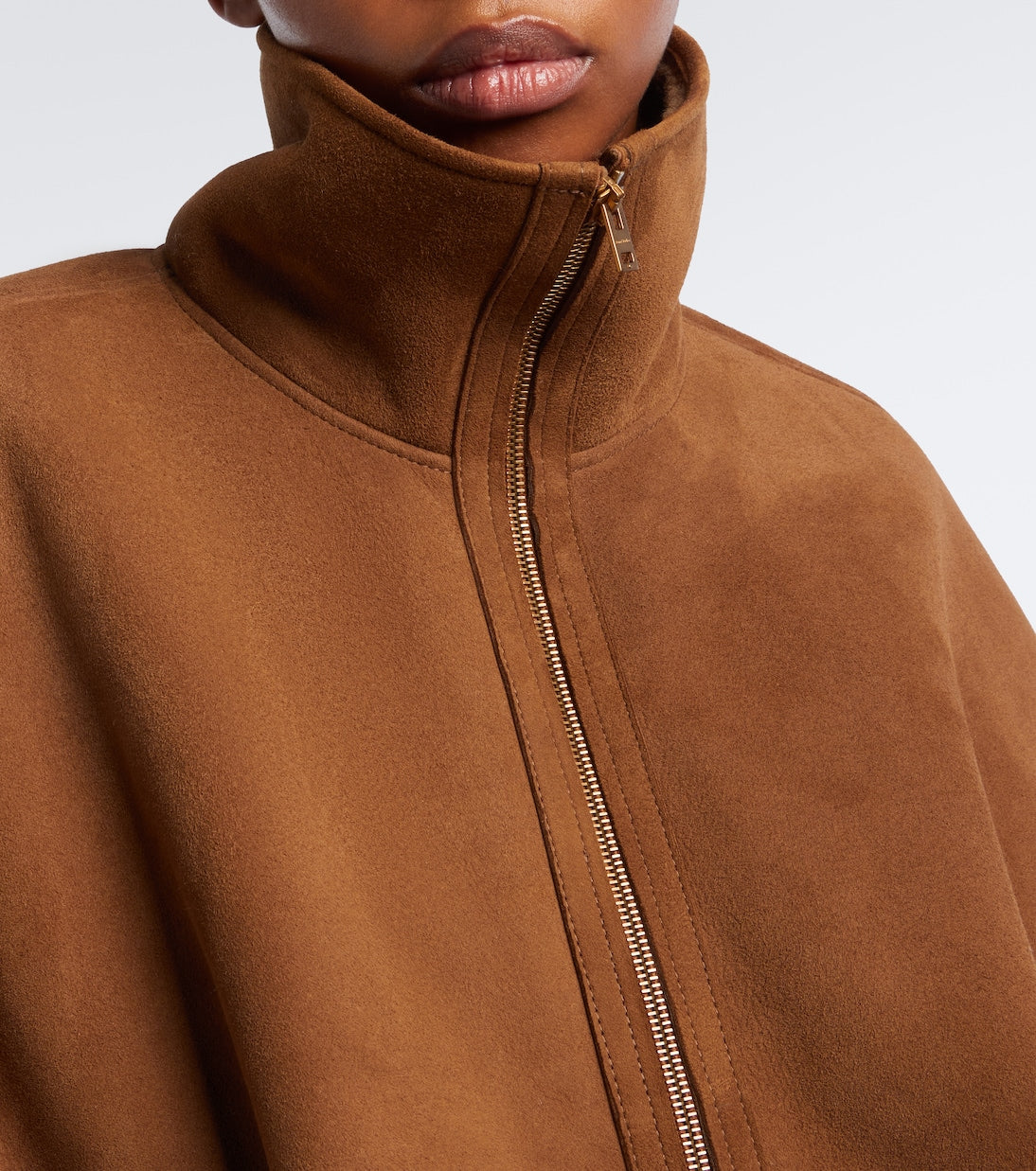 Acne Studios - Shearling-lined suede bomber jacket