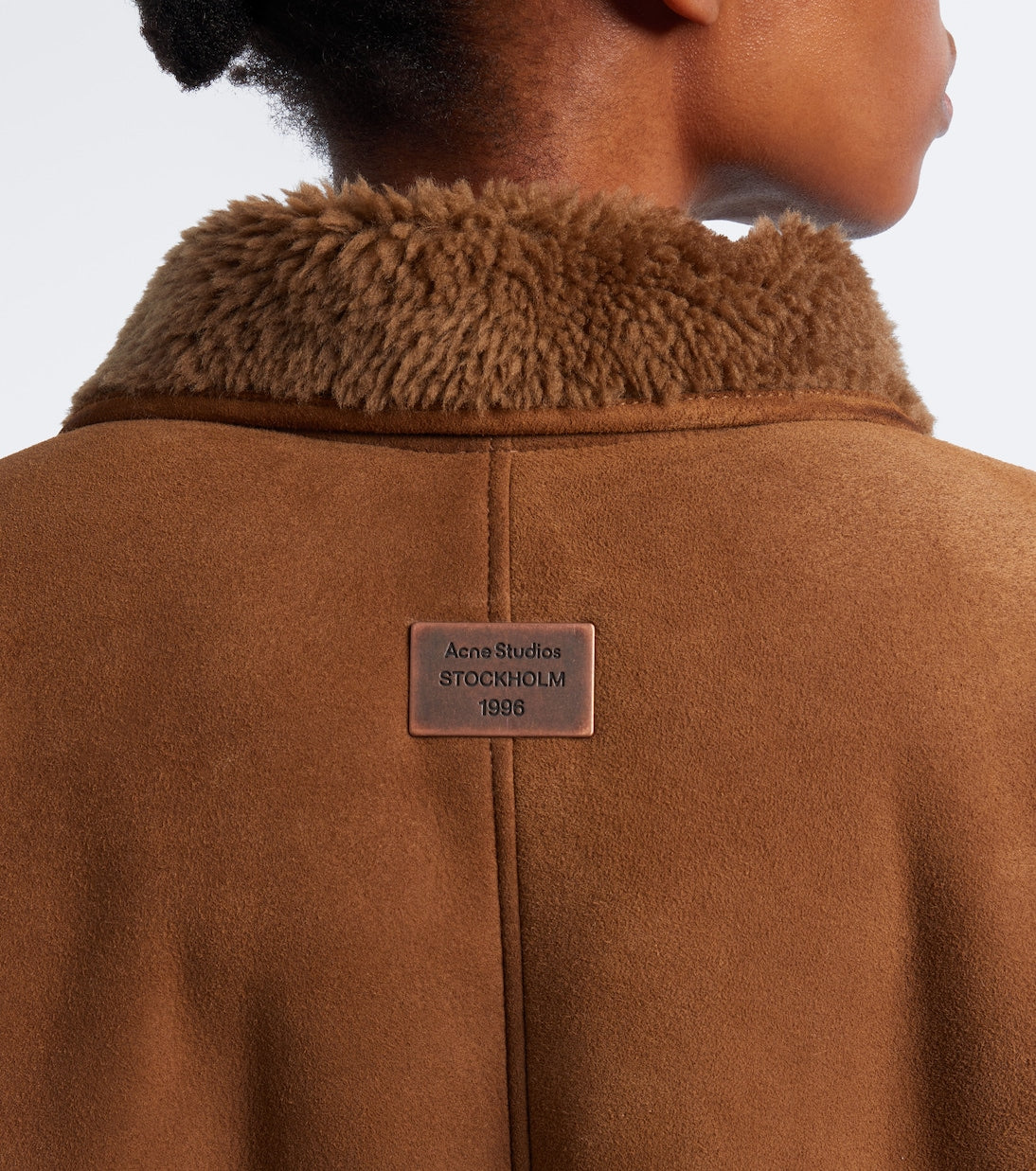 Acne Studios - Shearling-lined suede bomber jacket