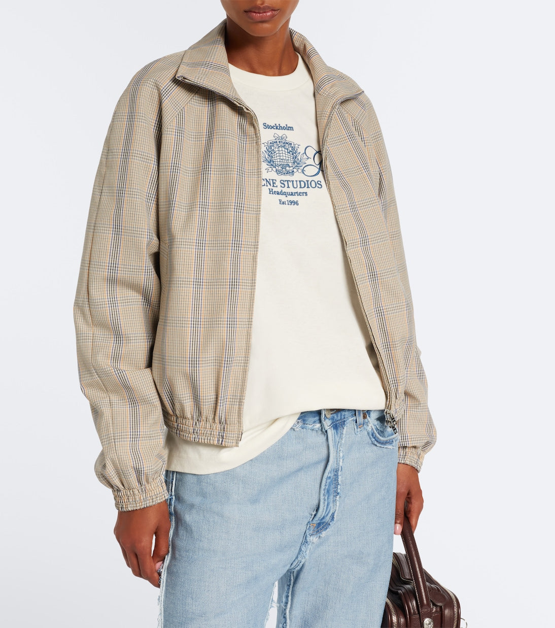 Acne Studios - Layered embroidered cotton jersey T-shirt