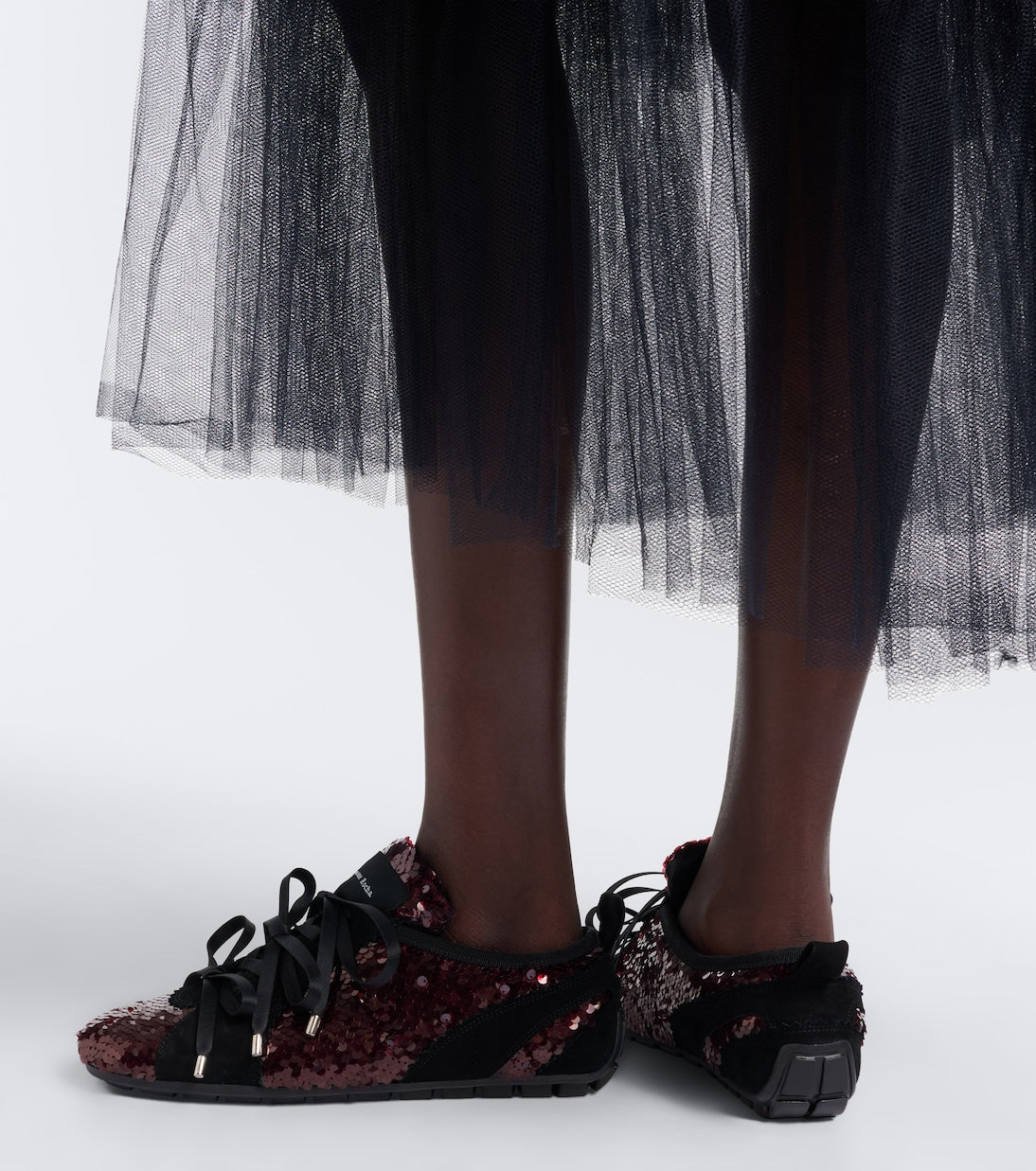 Simone Rocha - Ballerina Grip sequined sneakers