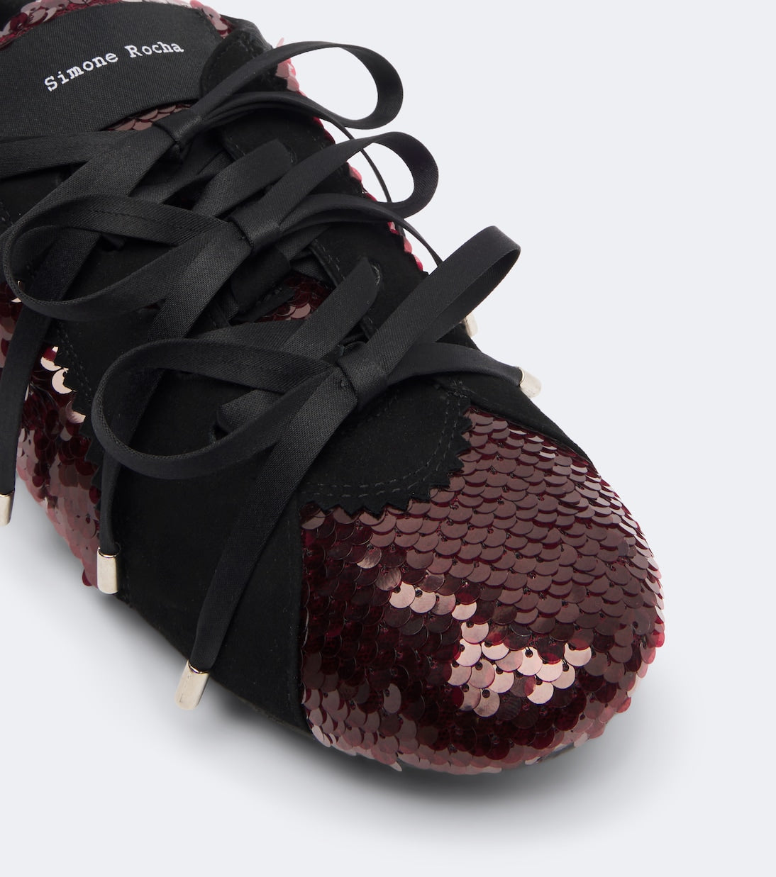 Simone Rocha - Ballerina Grip sequined sneakers