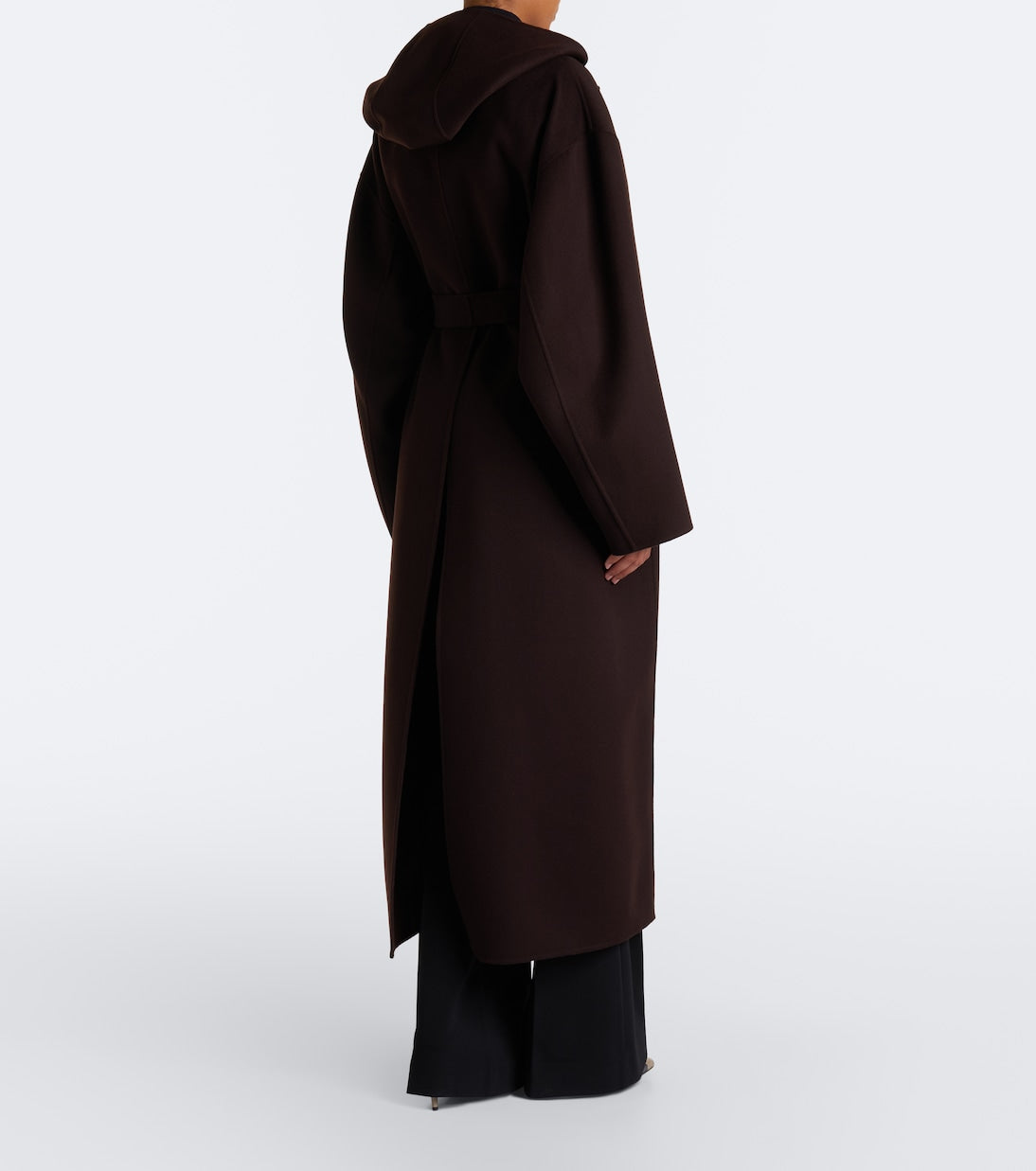 Sportmax - Belted virgin wool coat