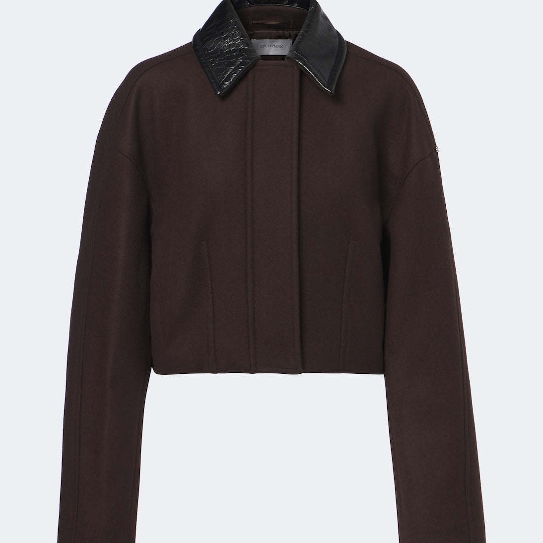 Sportmax - Cropped virgin wool jacket