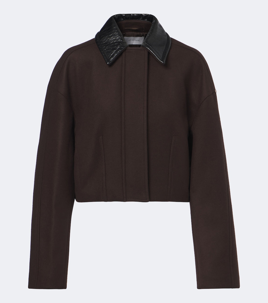 Sportmax - Cropped virgin wool jacket