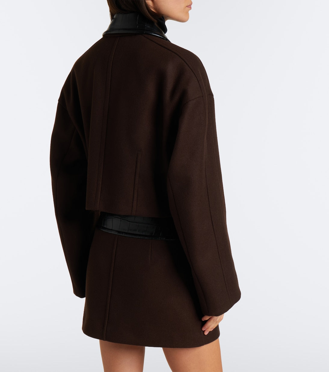 Sportmax - Cropped virgin wool jacket