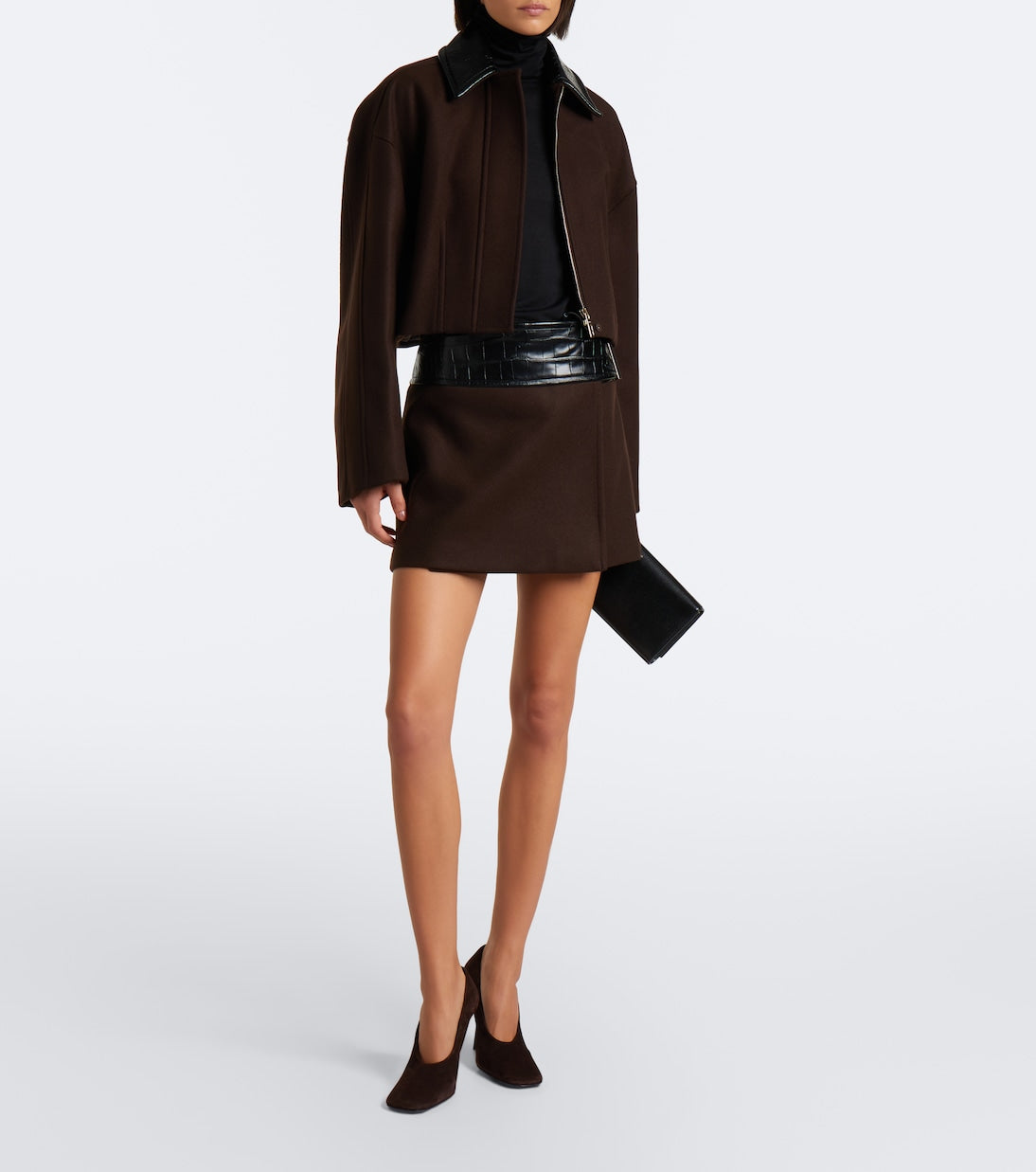 Sportmax - Cropped virgin wool jacket