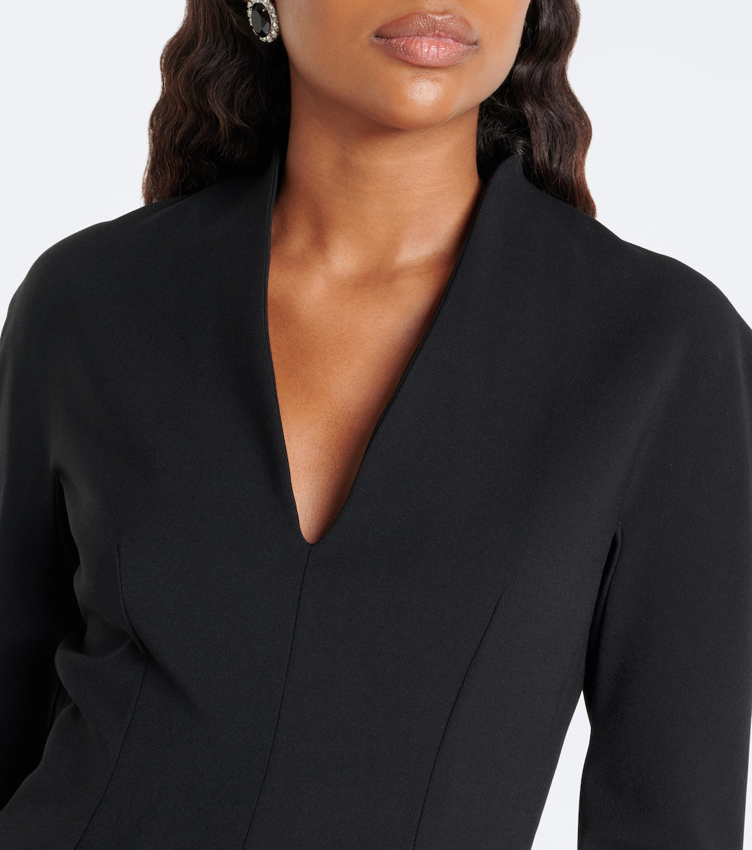 Sportmax - Crêpe minidress