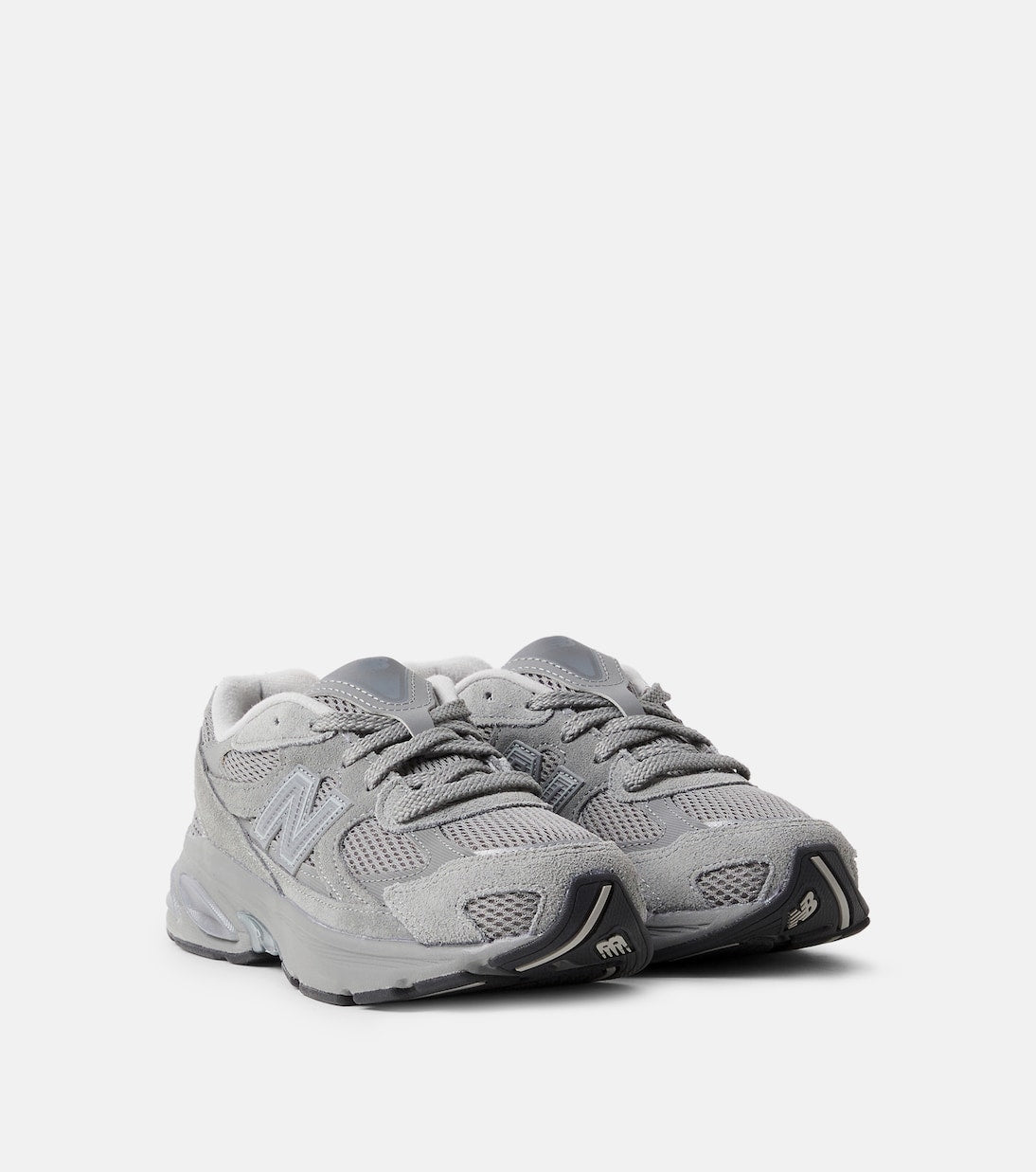 New Balance Kids - 2010 Junior suede-trimmed sneakers