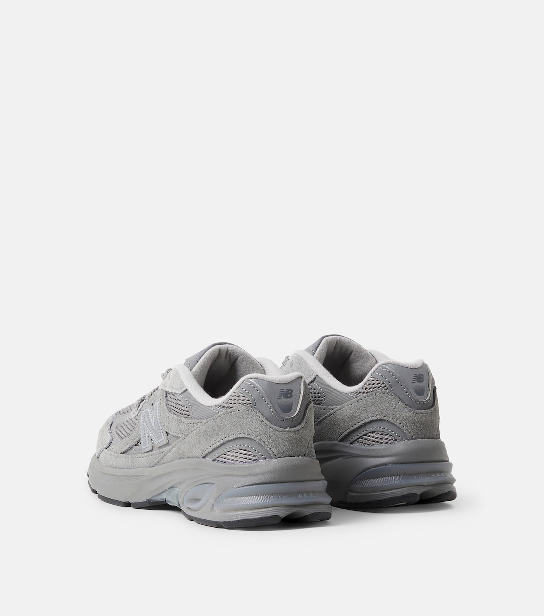 New Balance Kids - 2010 Junior suede-trimmed sneakers
