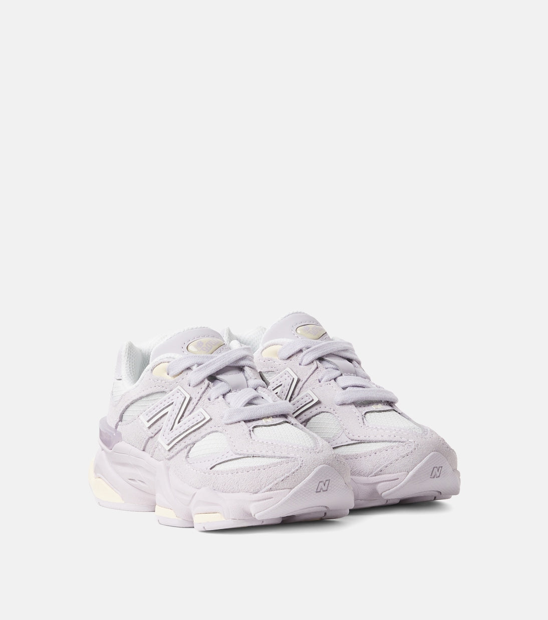 New Balance Kids - 9060 Kids suede-trimmed sneakers