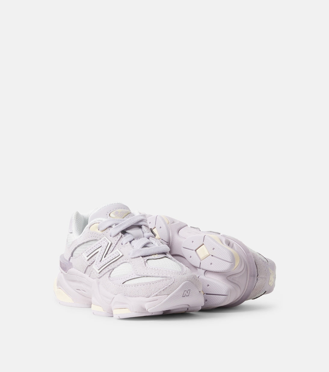 New Balance Kids - 9060 Kids suede-trimmed sneakers