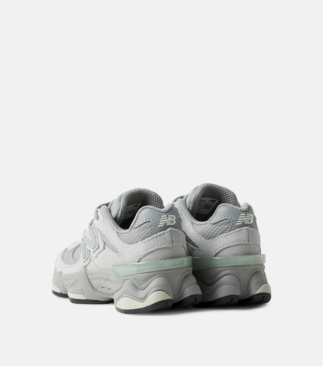 New Balance Kids - 9060 Kids suede-trimmed sneakers