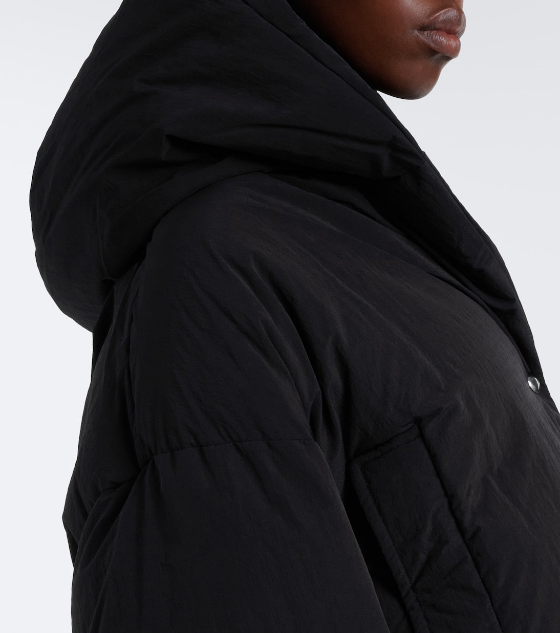Sportmax - Cropped hooded down jacket