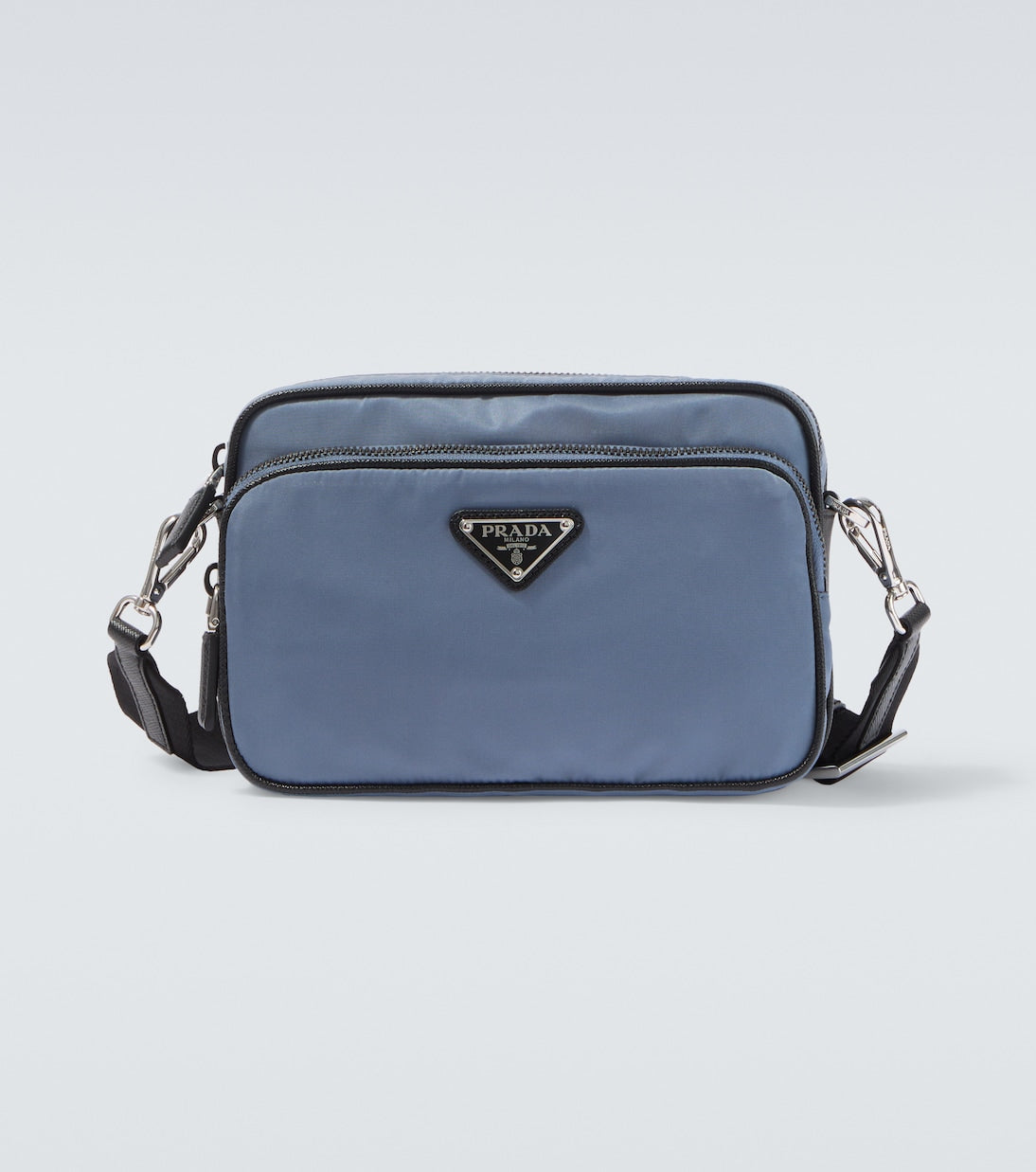 Prada - Re-Nylon leather-trimmed shoulder bag