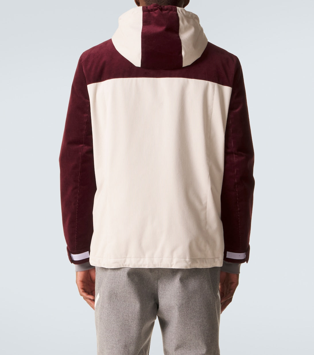 Brunello Cucinelli - Hooded cotton corduroy ski jacket