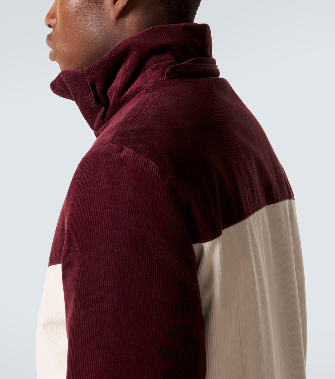 Brunello Cucinelli - Hooded cotton corduroy ski jacket
