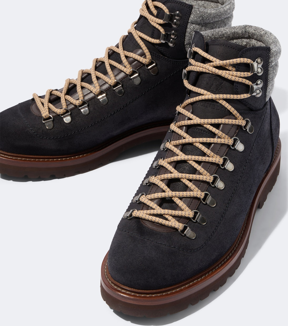 Brunello Cucinelli - Suede lace-up boots