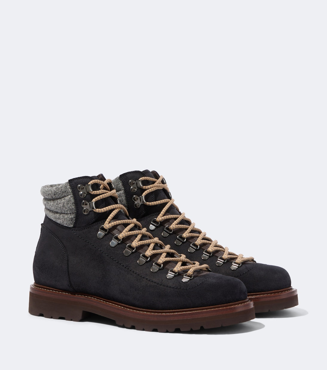 Brunello Cucinelli - Suede lace-up boots