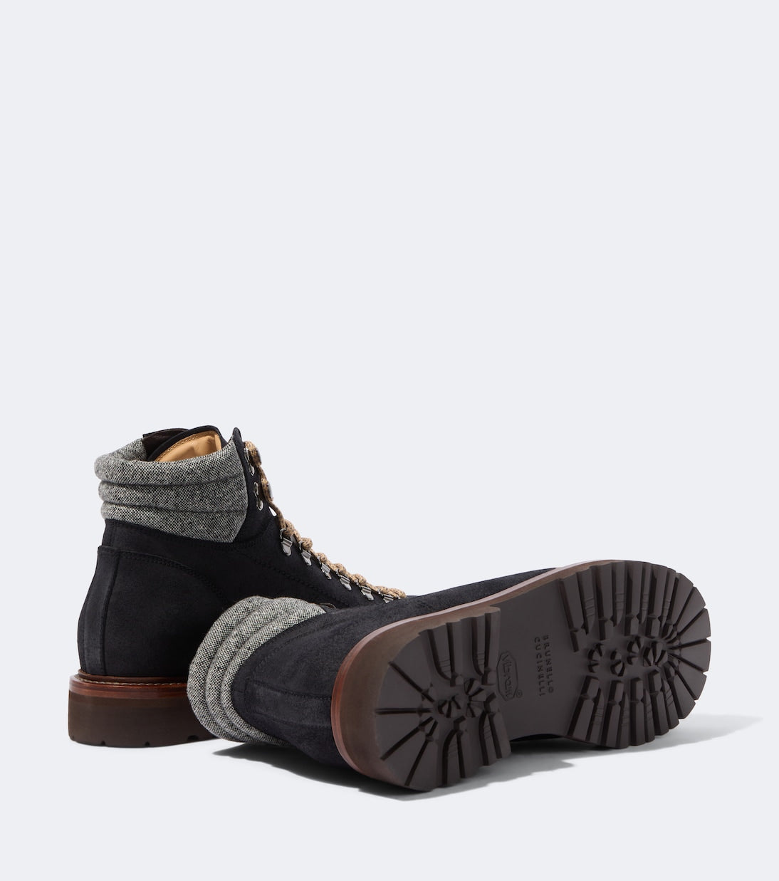 Brunello Cucinelli - Suede lace-up boots