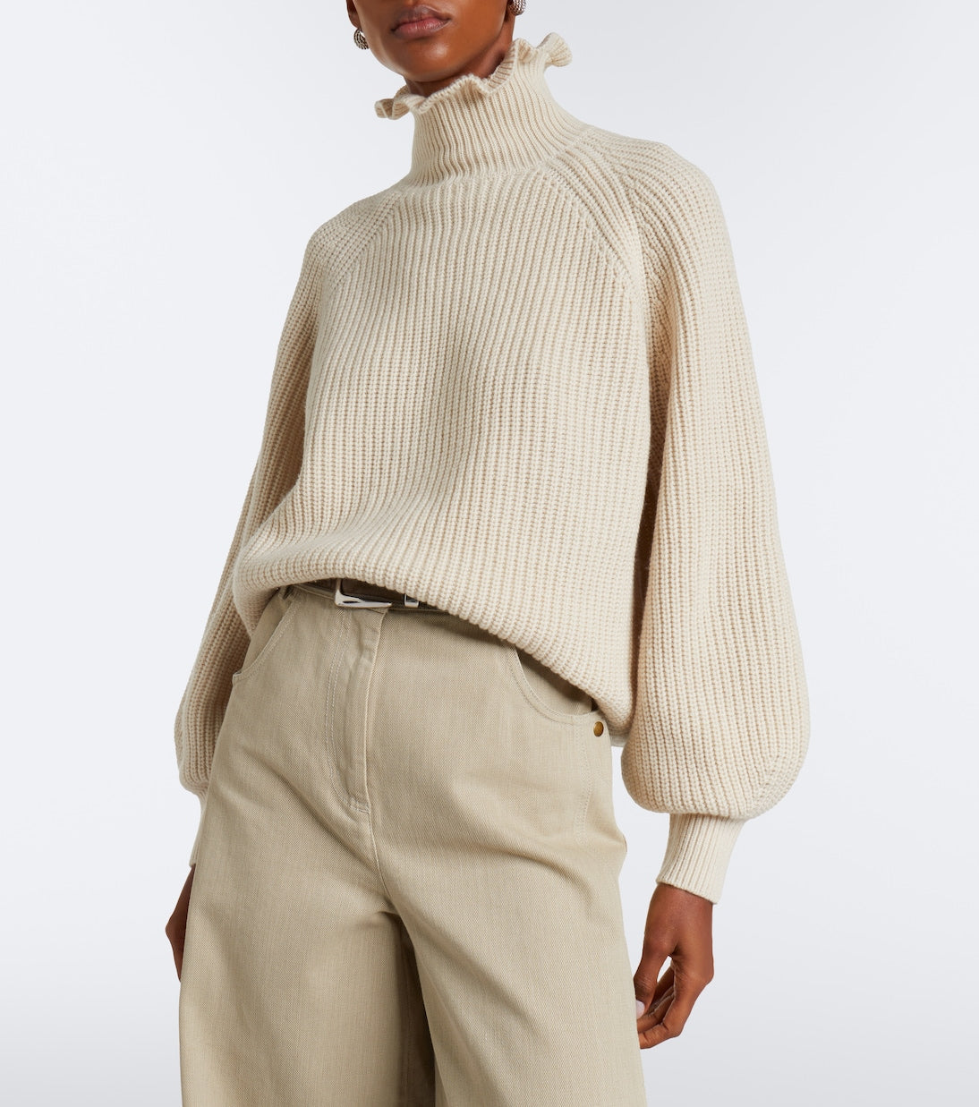 Max Mara - Ribbed-knit wool and cashmere sweater