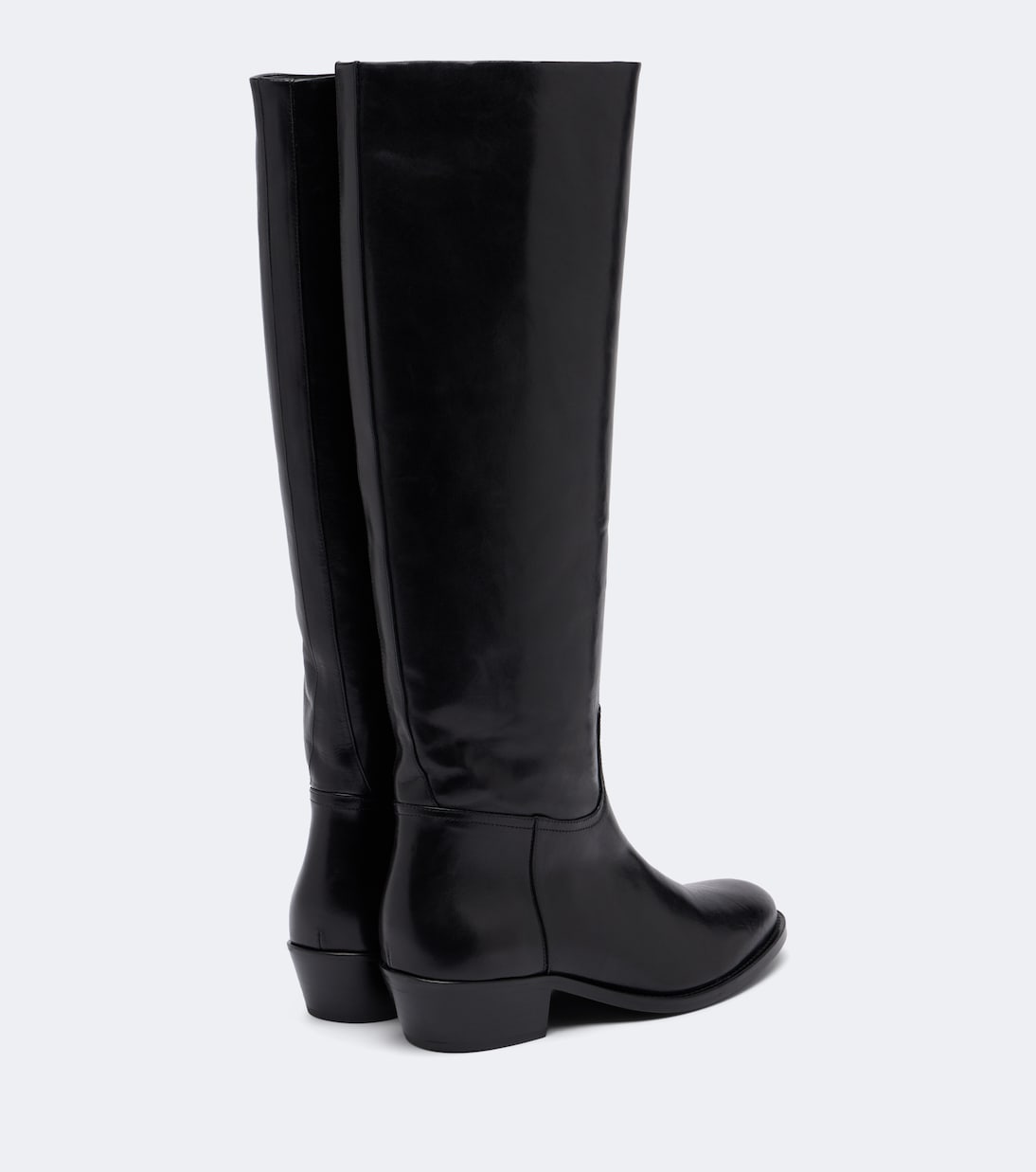 JUDE - Den leather knee-high boots