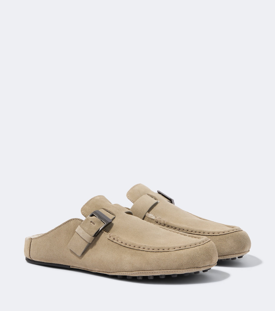 Tod's - Gommino® shearling-lined suede mules