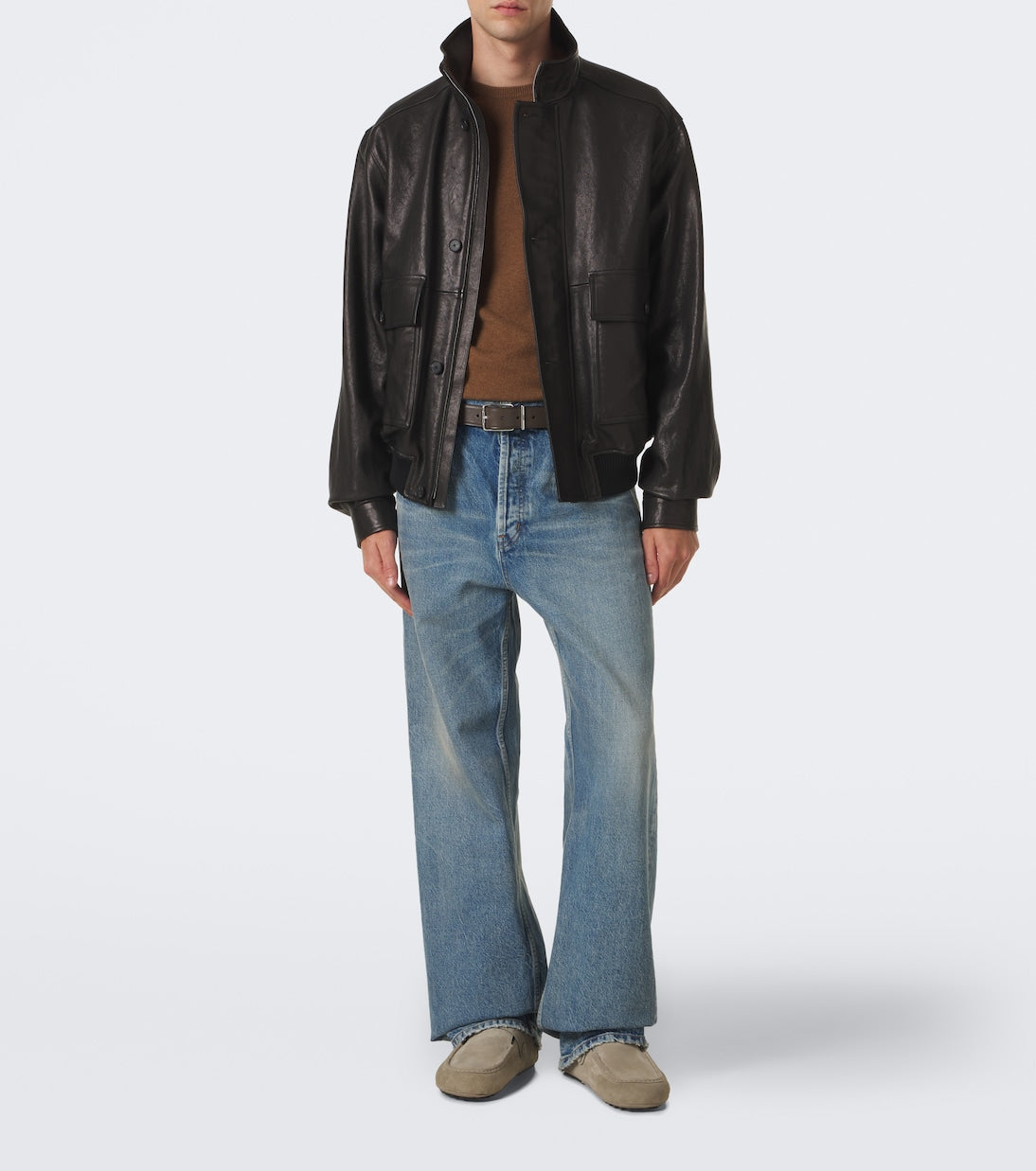 Tod's - Gommino® shearling-lined suede mules
