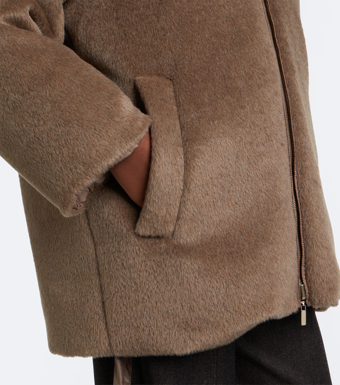 Max Mara - The Cube reversible alpaca and wool down jacket