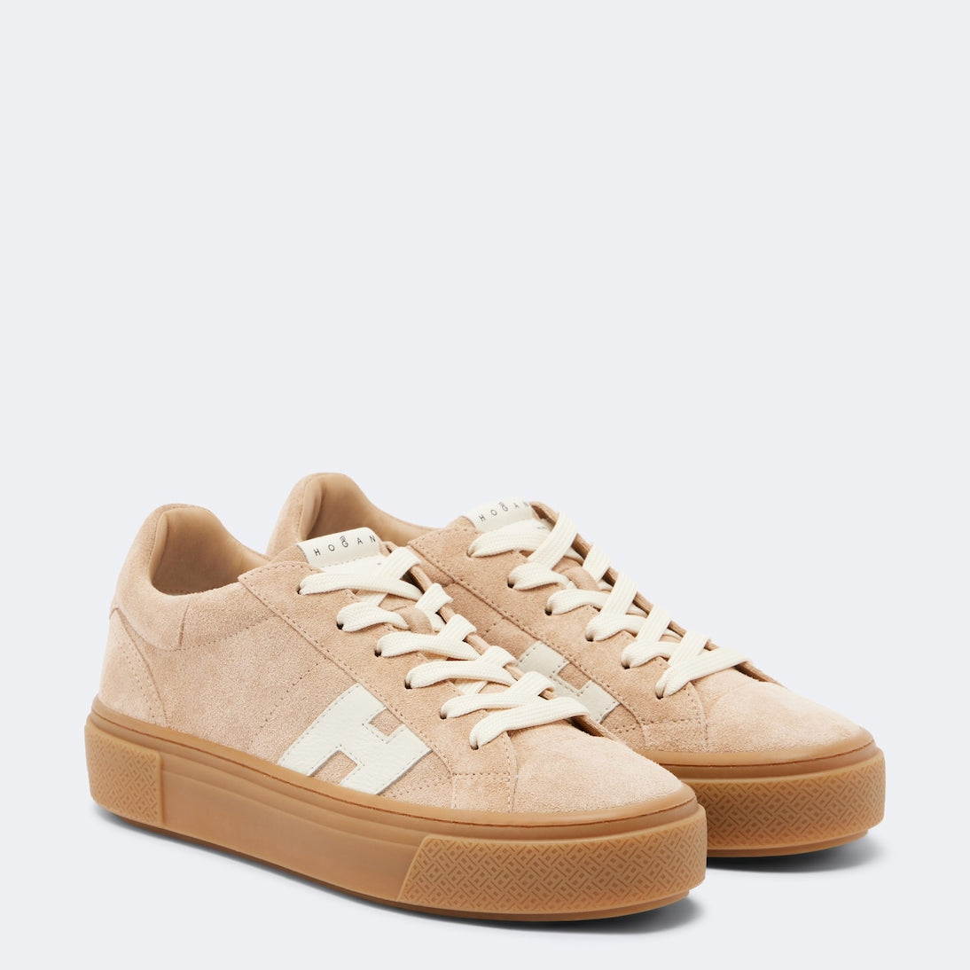 Hogan - Crosswind suede platform sneakers