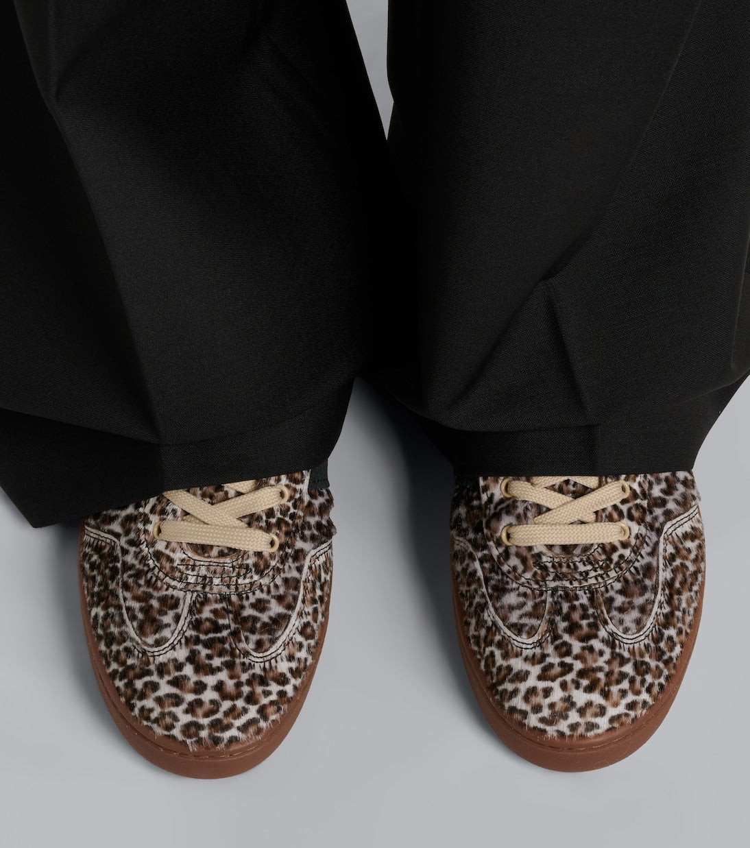 Hogan - H647 printed calf hair sneakers