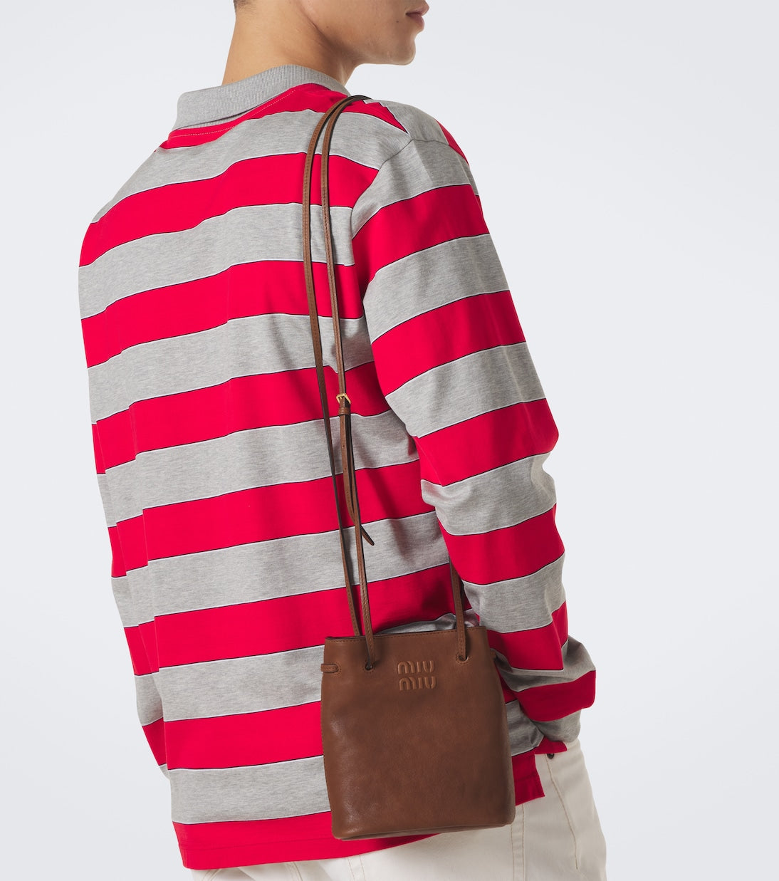 Miu Miu - Mini leather bucket bag