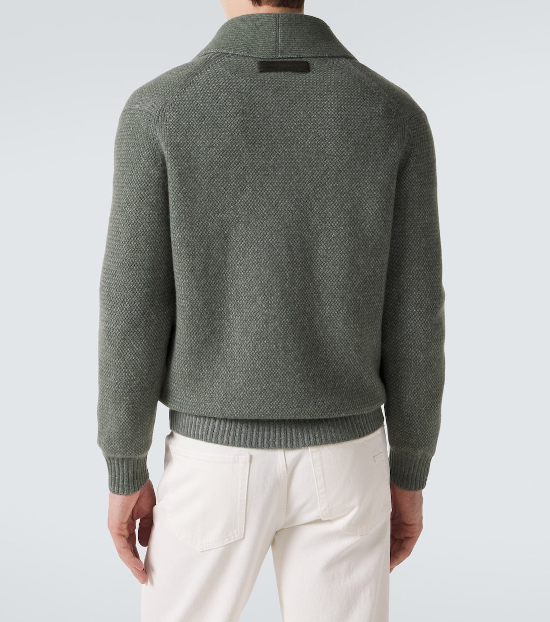 Zegna - Waffle-knit cashmere and wool cardigan