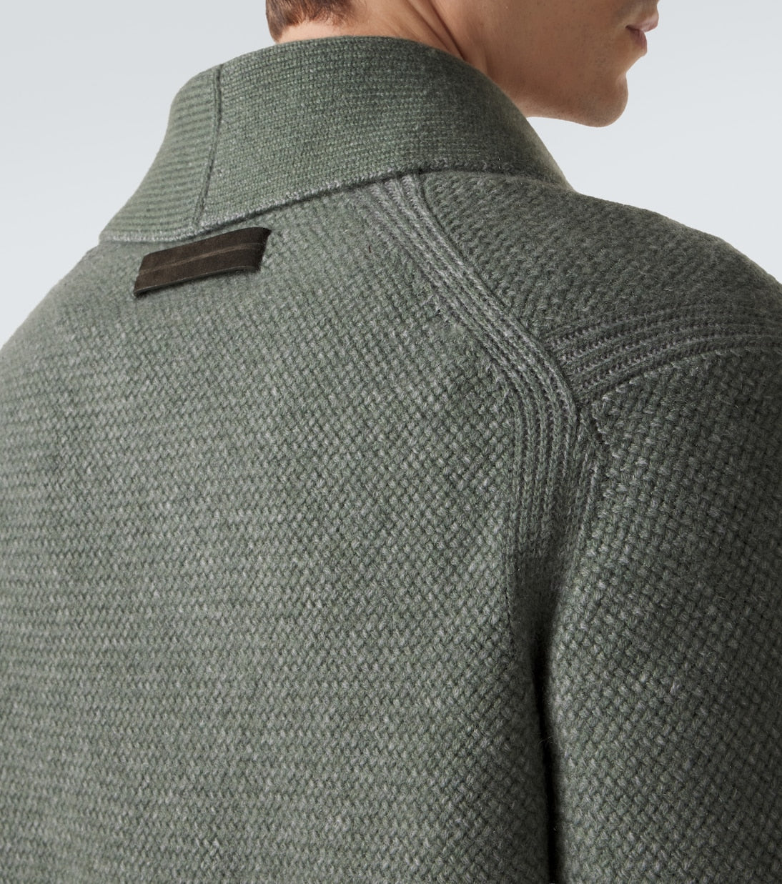 Zegna - Waffle-knit cashmere and wool cardigan