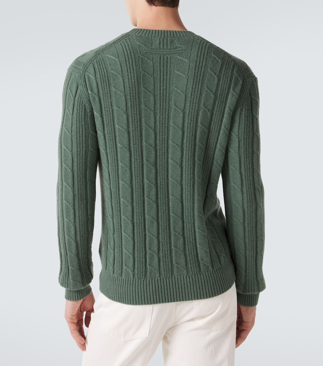 Zegna - Cable-knit cashmere sweater