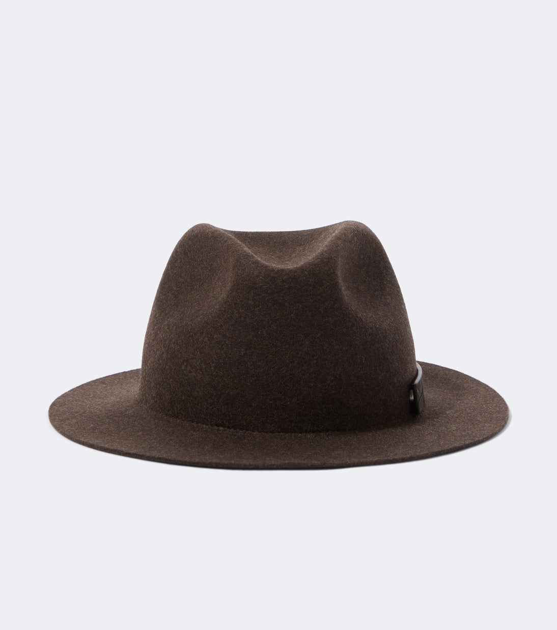 Zegna - Leather-trimmed wool fedora