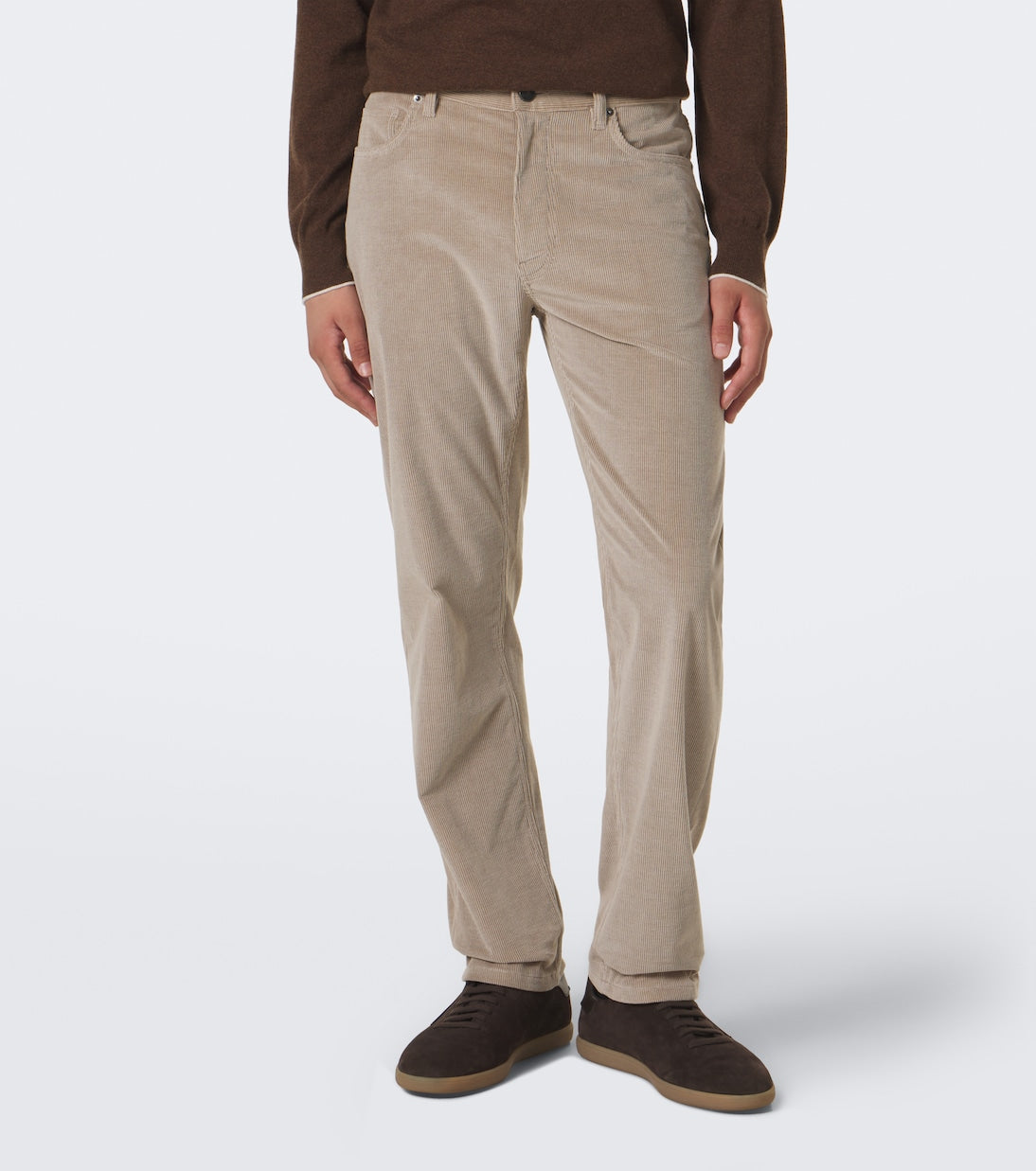Zegna - Roccia corduroy straight pants