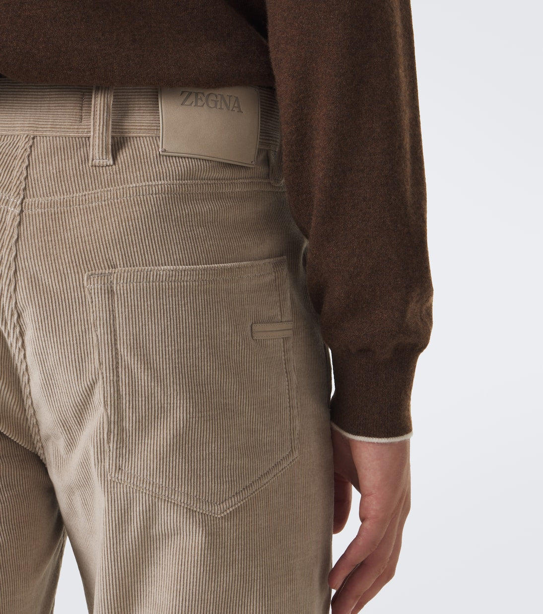 Zegna - Roccia corduroy straight pants